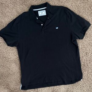 Southern Tide Black Polo Shirt